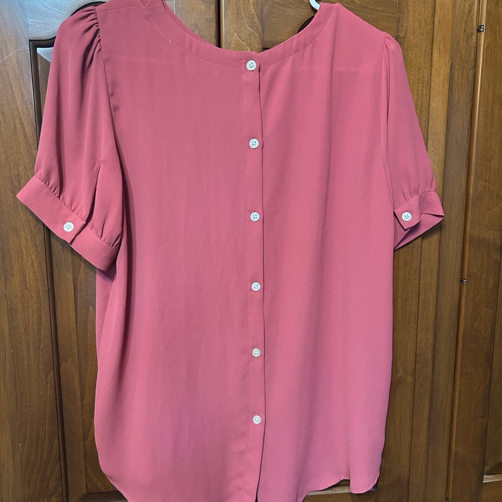 Elegant coral blouse